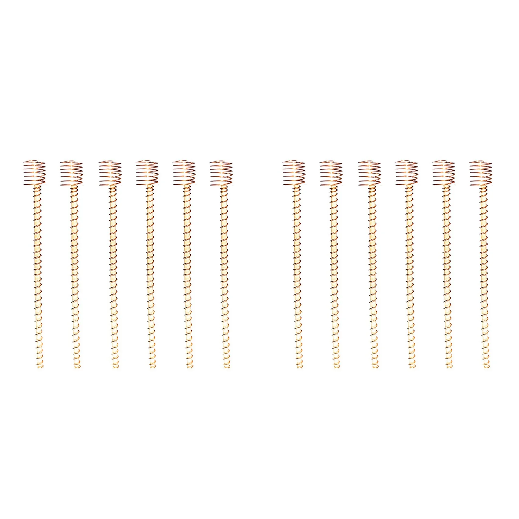 B84B-12 Pack Electroculture Gardening Copper Coil Antennas For Growing Garden Plants Vegetables With Electro Culture Coils