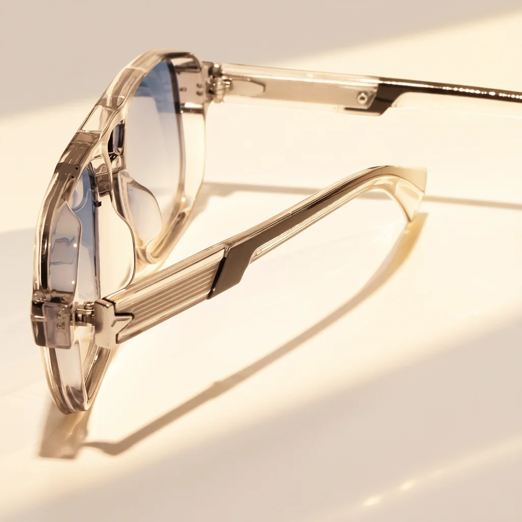 Retro 2026 Transparent Frame Sunglasses for Men and Women luxury brand designer UV400 Protection, Stylish for Driving & Outdoors