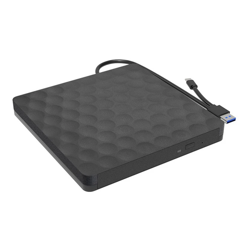 Imagem -02 - Gravador Blu-ray Móvel Externo Portátil Usb 3.0 tipo c Gravador de Dvd 3d Drive Suporte para Laptops Desktop 25g 50g