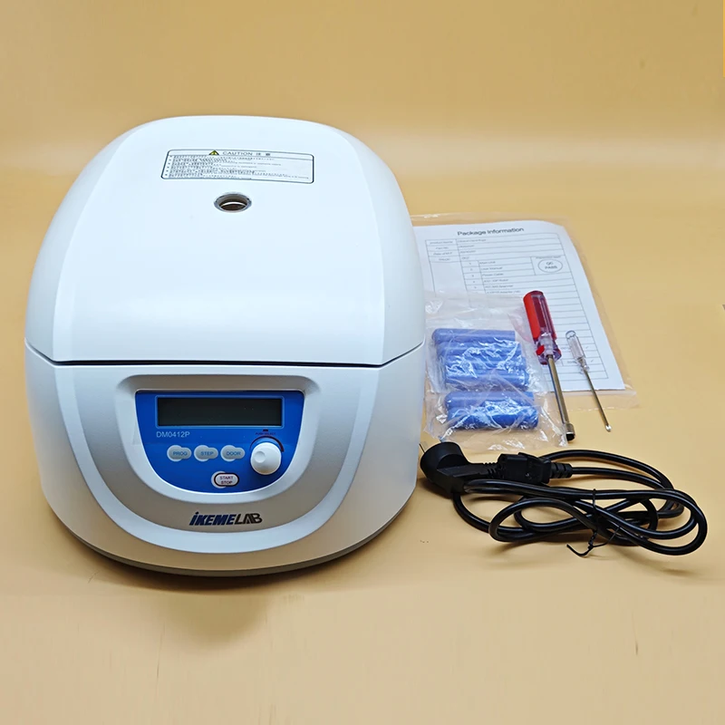 IKEME Centrifuge DM0412P PRP PCR CGF Centrifuge Slow Speed 300-4500rpm For Tube 15ml*8 10ml*12 Laboratory Beauty Dentistry Hot