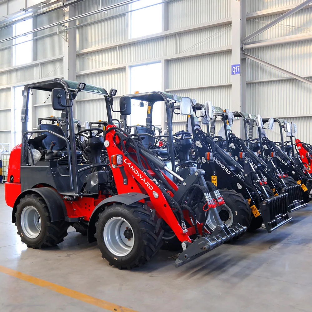 Minicargadora Compacta de 2.5T Multifuncional, Minicargadora Personalizada con Motor Kubota de 25hp, Minicargadora con Brazo Telescópico, Cargadora Frontal en Venta