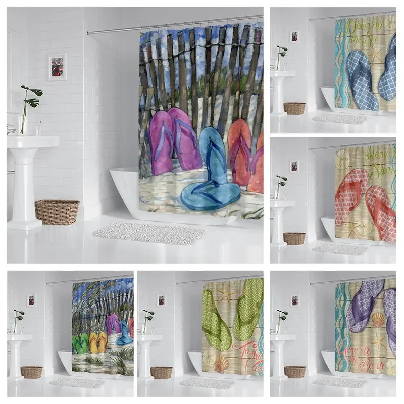 House hold waterproof fabric household shower curtain accessories shower curtain 240 * 200 home marine style shower curtain