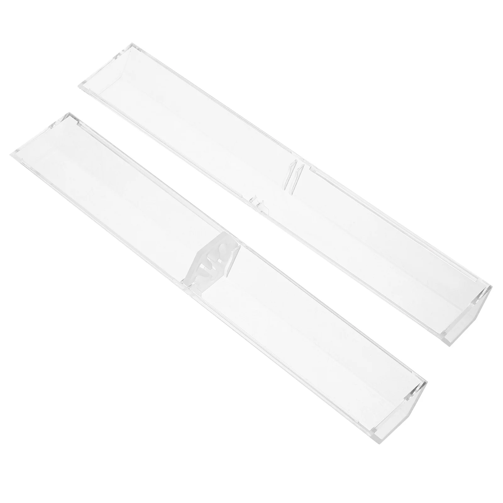 

12 Pcs Transparent Pencil Case Gel Ballpoint Storage Organizer Clear Display Box