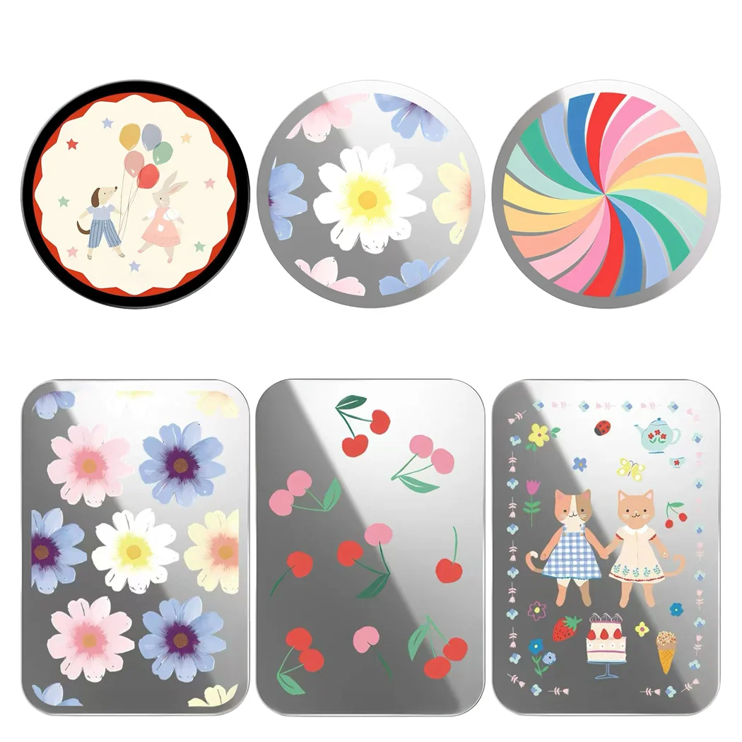 

601268 Magnetic Phone Folding Stand for IPhone Holder Mount Support for Galaxy S Card Holder