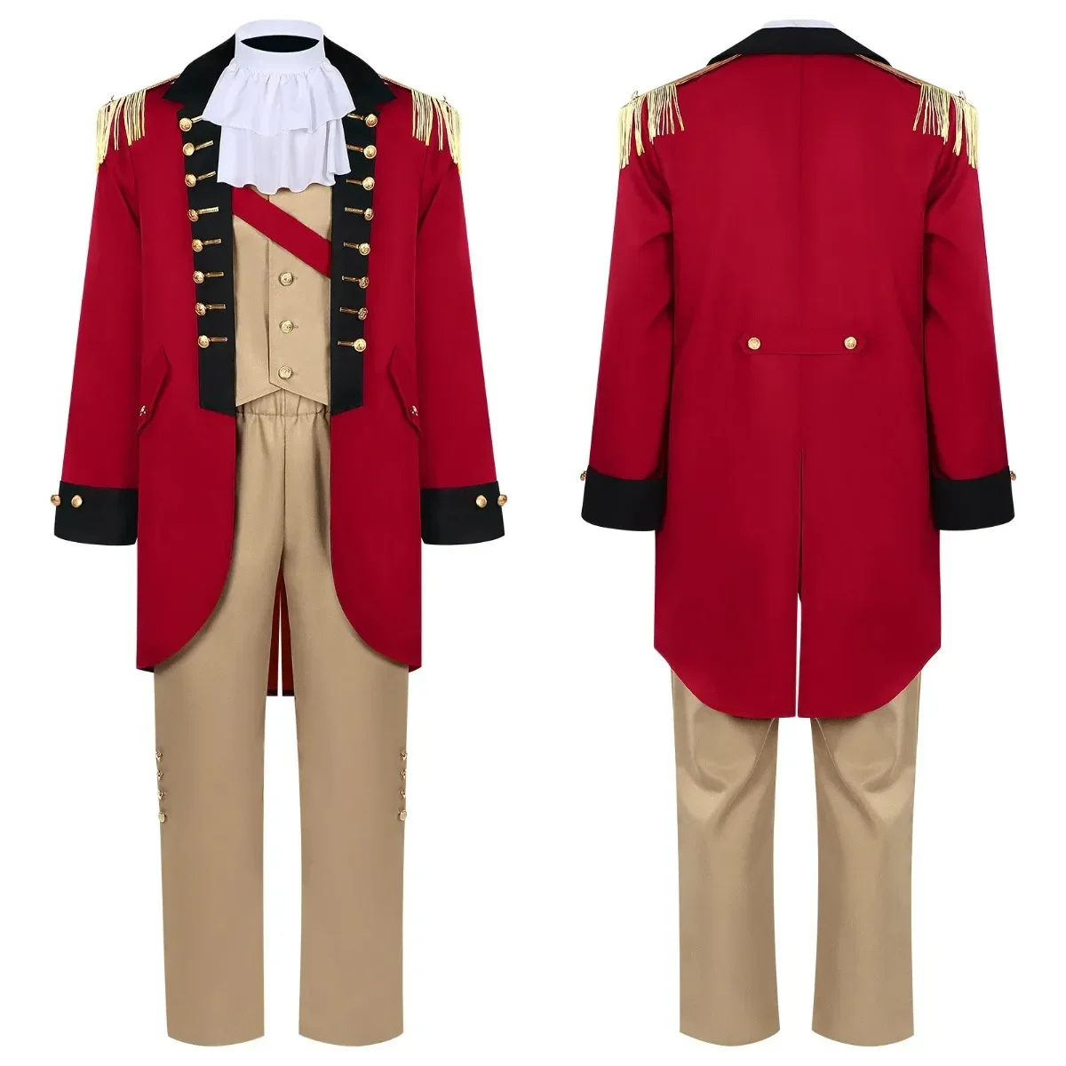 Men 2026 New Medieval Presidential Outfits Cosplay Costume Halloween Carnival Cosplay President Clothes Medieval Costume