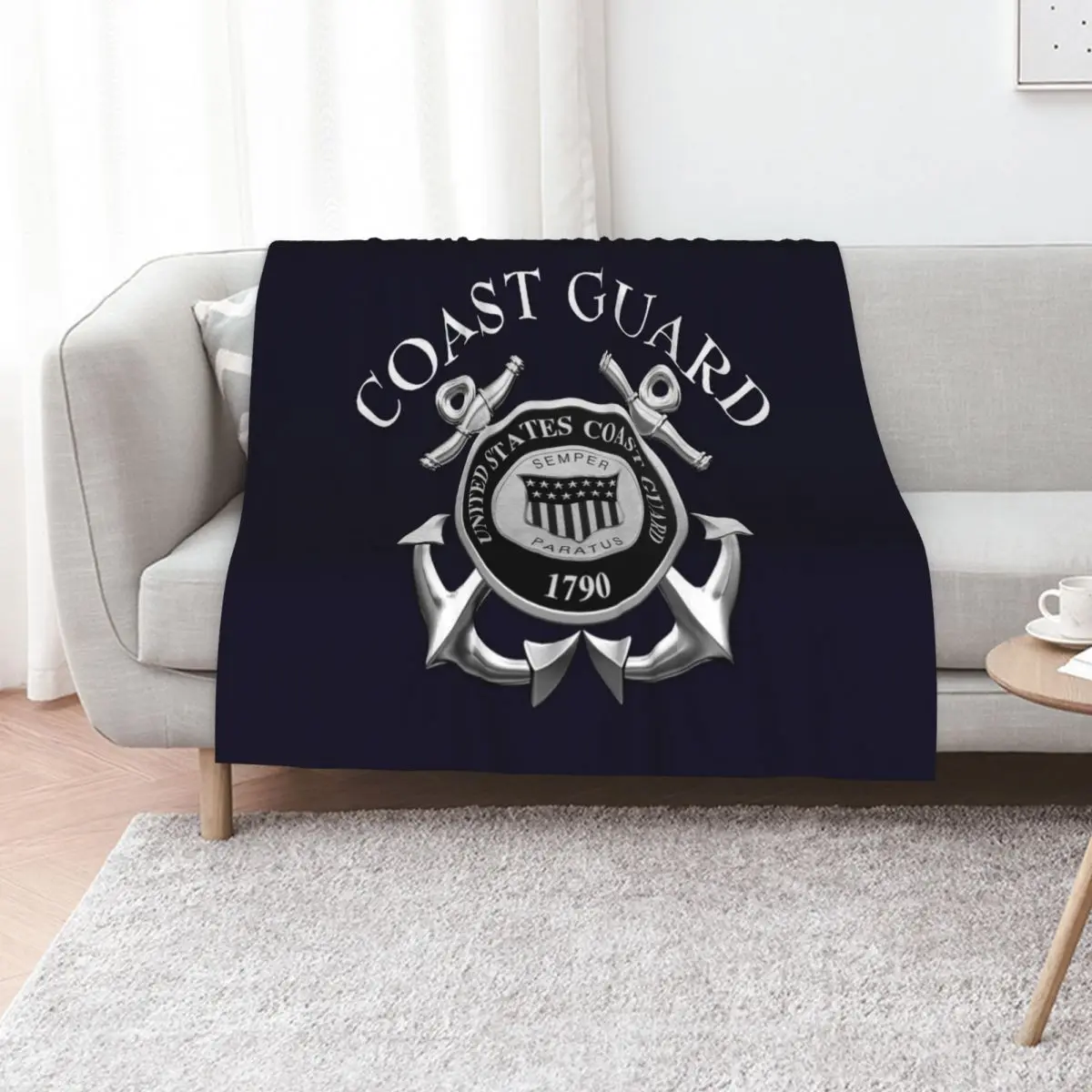 US Coast Guard Throw Blanket Weighted christmas gifts Bed linens manga Large Hairys Blankets