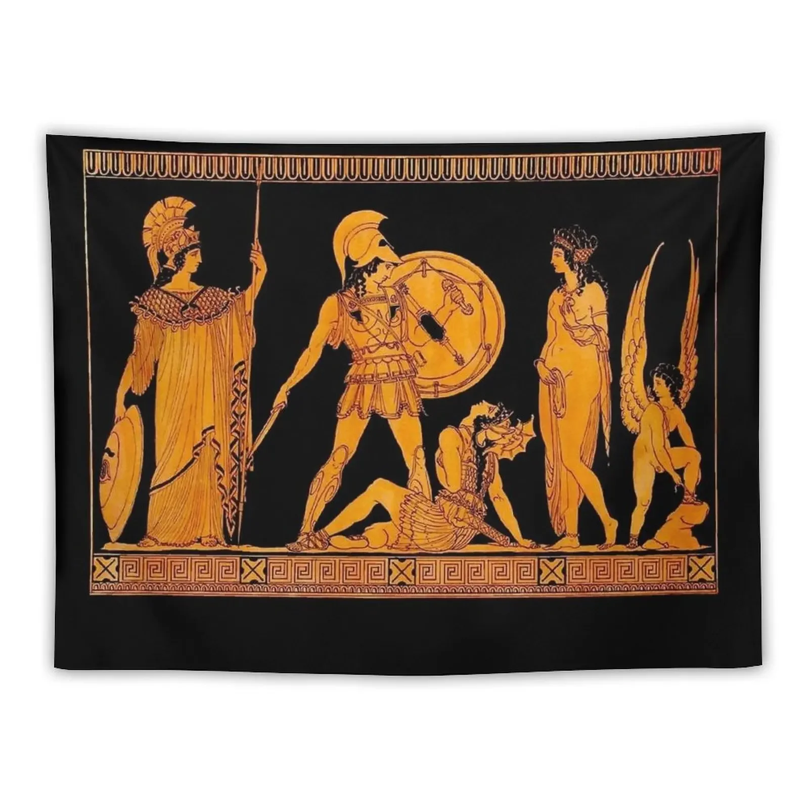 

GREECE : Ancient God and Goddess Frieze Print Tapestry Outdoor Decoration Room Decor For Girls Aesthetic Room Decor Tapestry