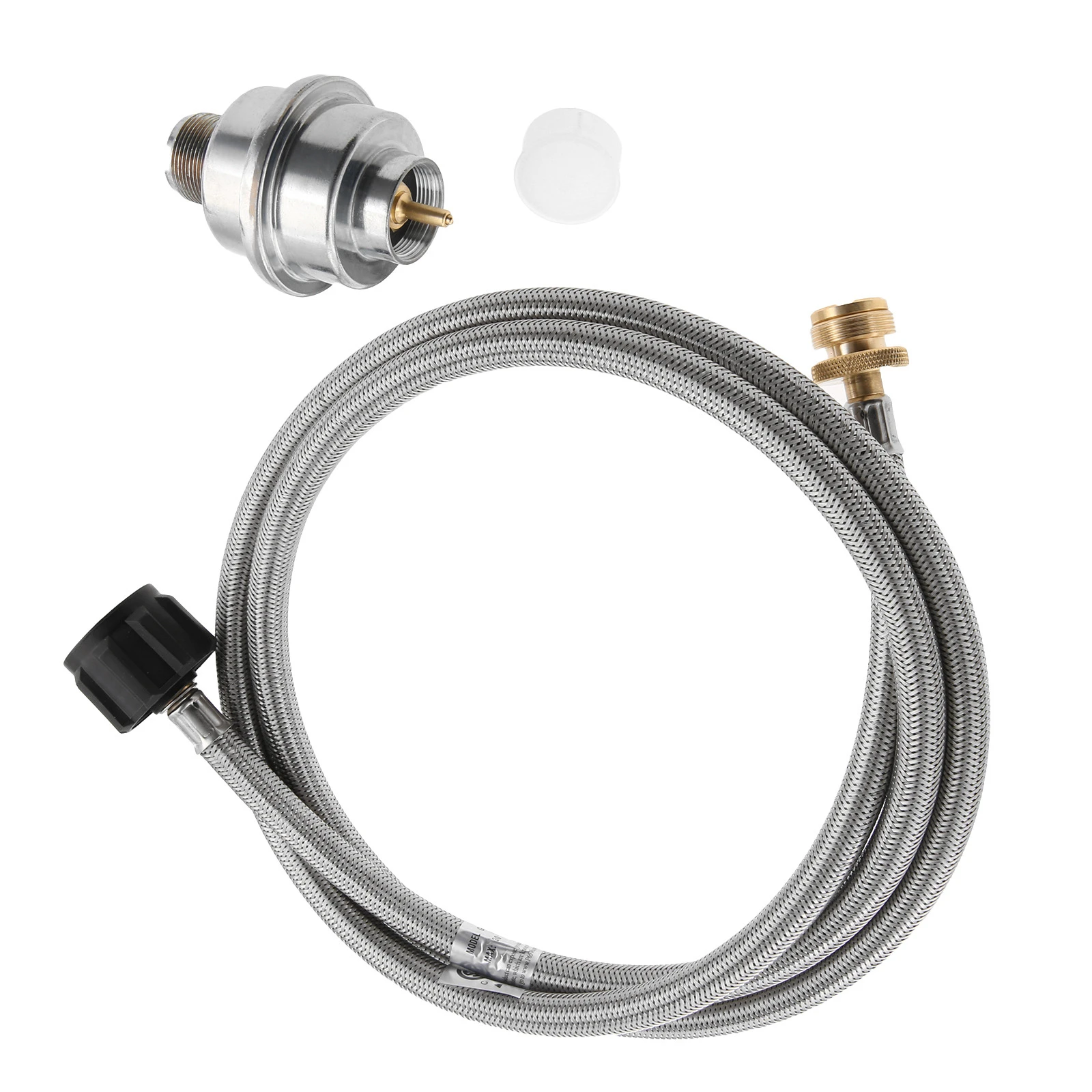 

Съемный фильтр для пропанового топлива F273699 с 6-футовым шлангом из нержавеющей стали для обогревателя Buddy Big Buddy 6351206, подходит для баллонов 5-40 фунтов