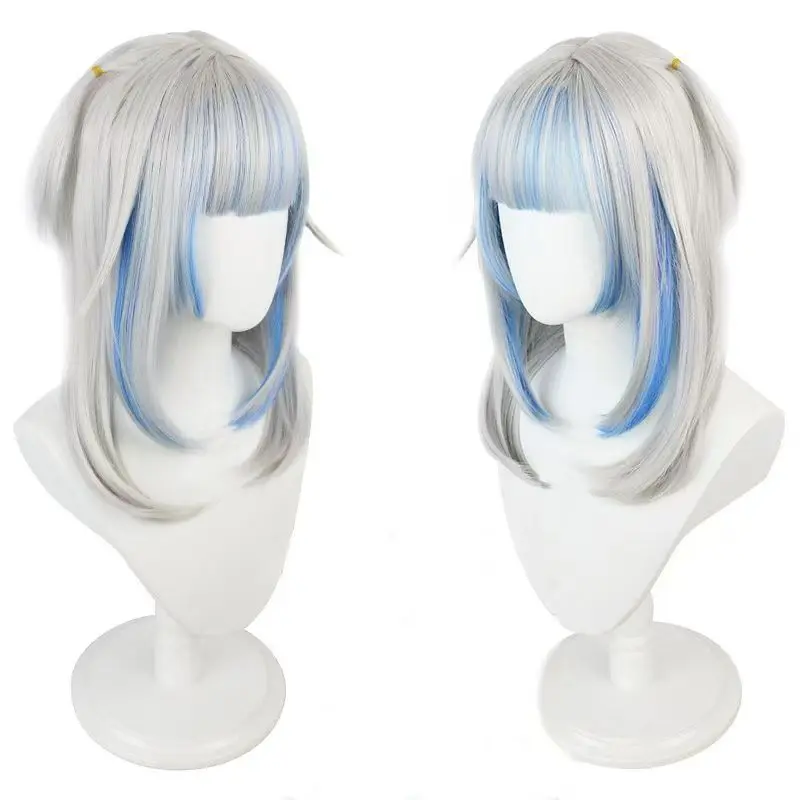 

Парик для косплея Gwaangula - розовые волосы с градиентом виртуального идола, парик персонажа аниме, внутренняя сетка розы, парик из синтетического волокна