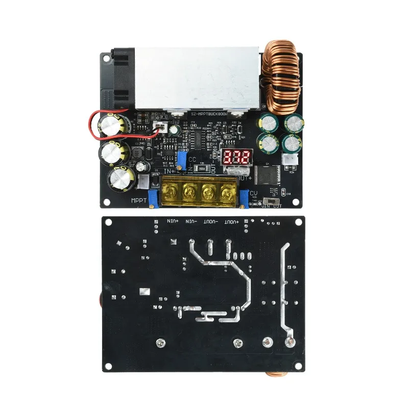 DC 18-90V 800W High Power Adjustable Step-down Module MPPT Solar Charging Controller Intelligent Voltage Regulation