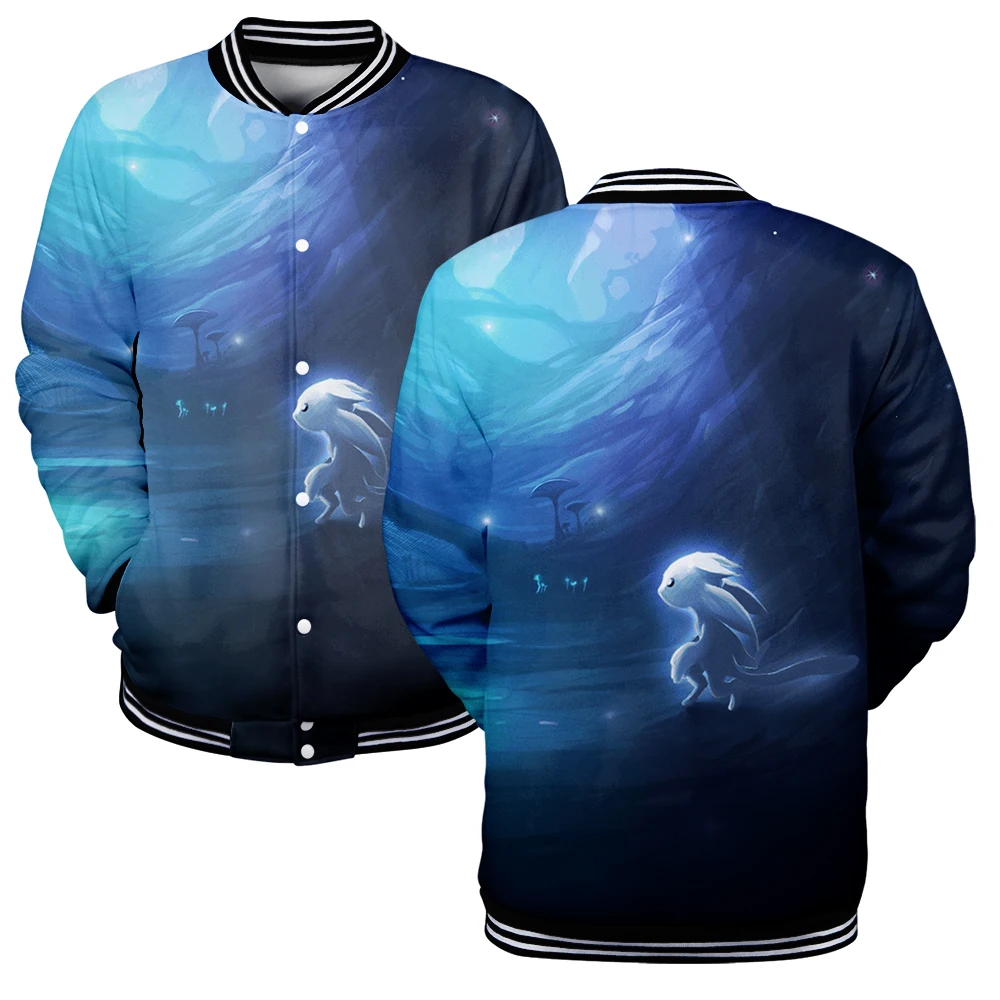 

Ori and the Will of the Wisps Baseball Jackets Women/Men 3D Prints Fashion Streetwear Jacket