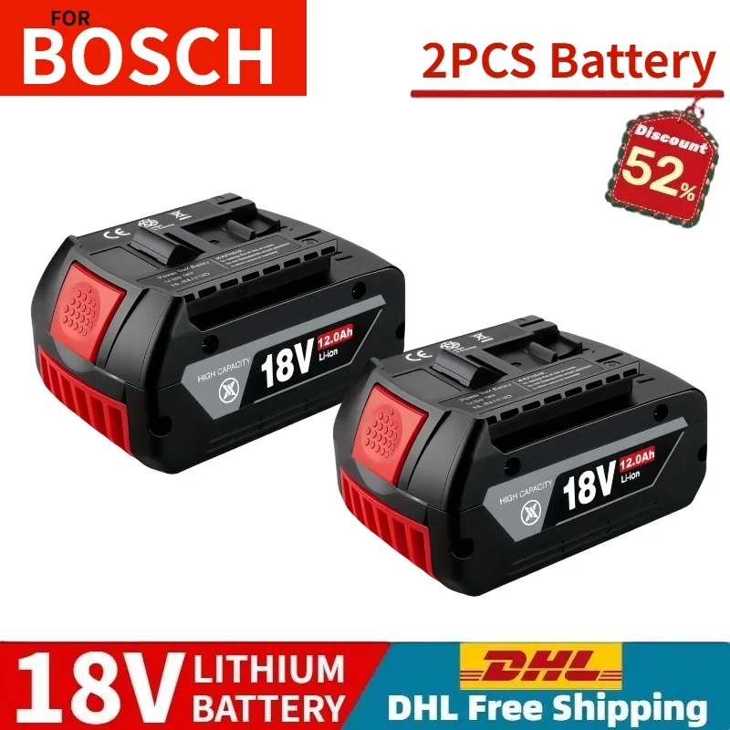 

18V 10.0Ah Battery⚡Original for Bosch 18V Professional GBA GBH GSR GSBBAT618 BAT619 BAT607 BAT609 BAT620Replacement Battery