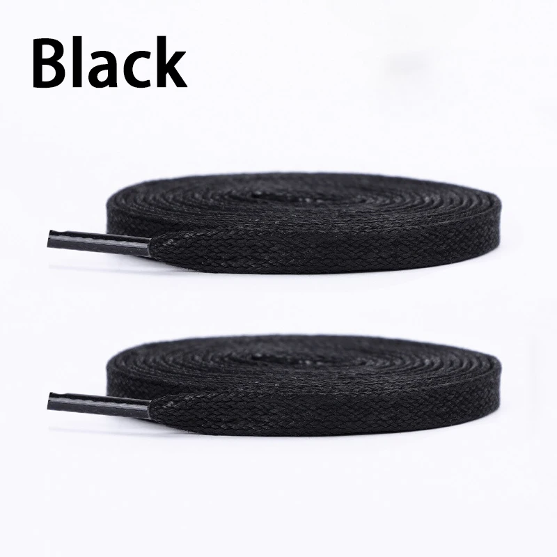 0,6 cm breite, gewachste Baumwoll-Schnürsenkel, flache Schnürsenkel für Schuhe, Sneaker und Stiefel, wasserdichte Lederschnürsenkel, 80/100/120/140/160 cm, 2 Stück/6 Stück. – Detail 8