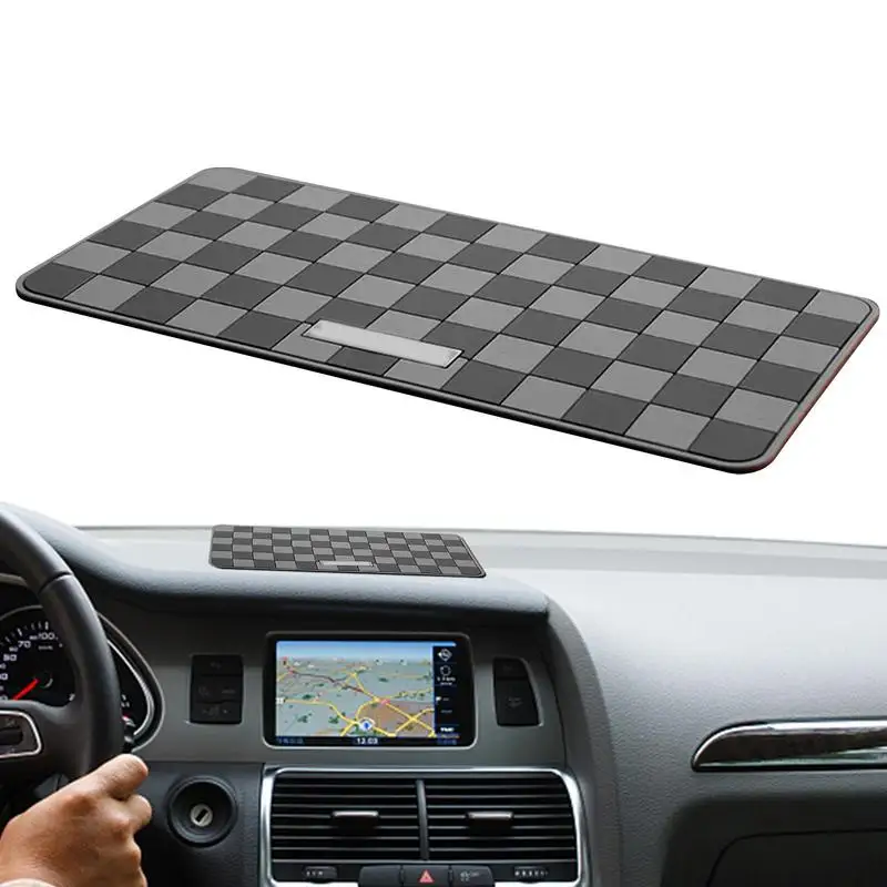 Dashboard Sticky Pad Non Slip Grip Sticky Pad Anti Skid Proof Grip Mat Multifunctional Dashboard Mat For Mobile Keys Glasses