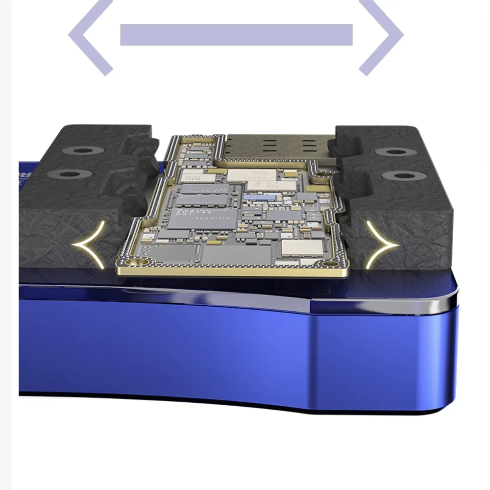 Mecânico g-fix mini chip de fixação universal placa-mãe dispositivo elétrico trabalho com microscópio chip do telefone móvel ic plantio reparação estanho