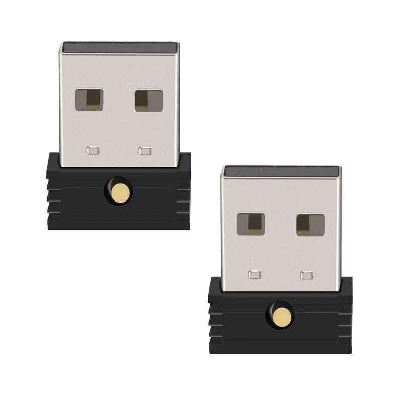 A29F-2Pcs USB Mouse Jiggler,Undetectable Automatic Computer Mouse Mover Jiggler, Keeps Computer Awake,Simulate Mouse Movement