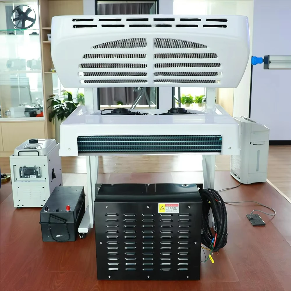 

Split 24V Reefer Unit AC.133.163 Cold Storage Freezer R404A Truck Refrigeration Unit 12V 5100W 2350W Refrigerated Van Thermoking