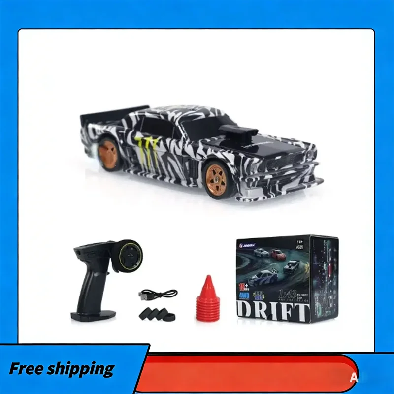 

Радиоуправляемая дрифт-машинка Jiabaile 2.4G, 1/43, 4WD, высокоскоростная, полноприводная, мини-модель гоночного автомобиля на радиоуправлении, игрушка