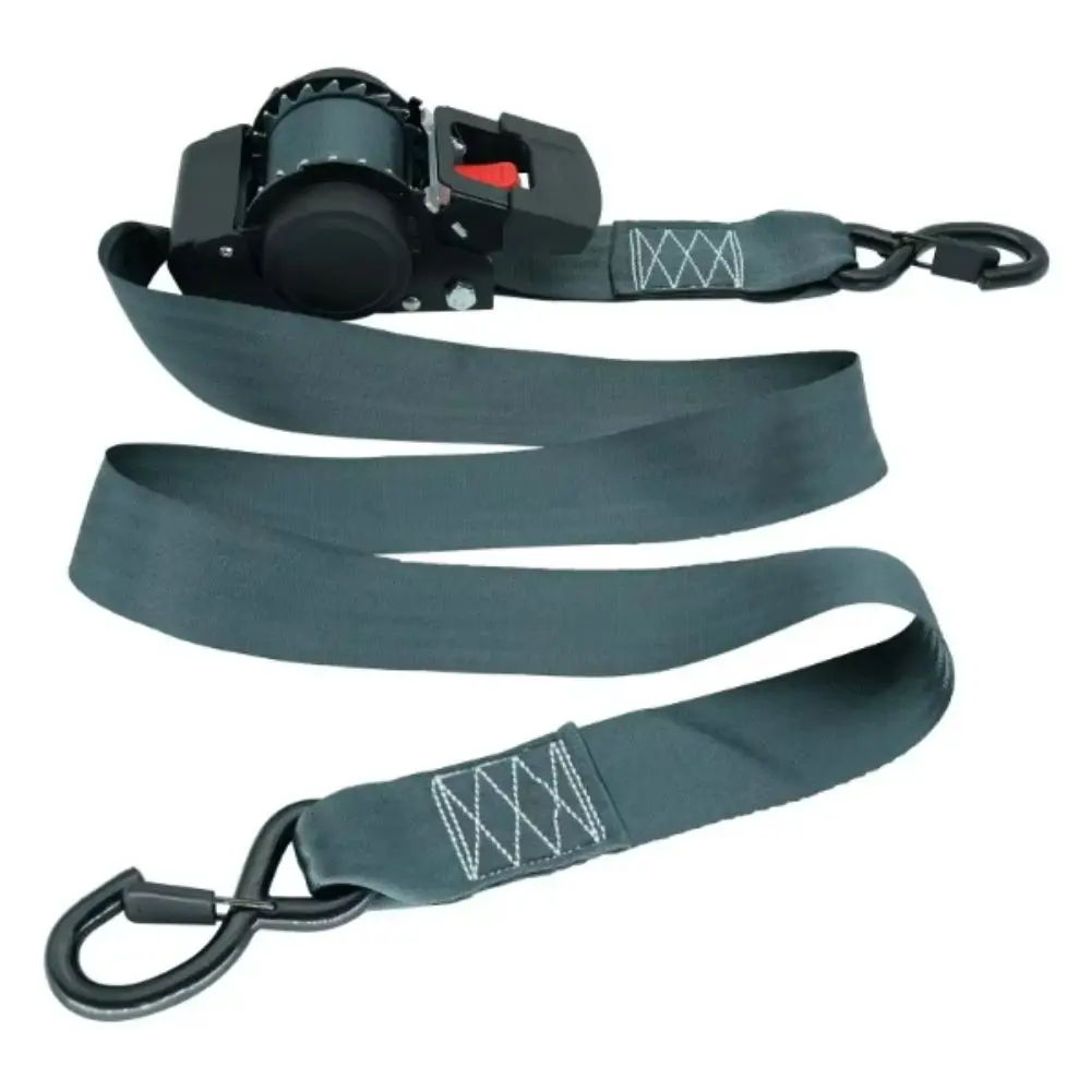 Heavy Duty Tie Down Straps Steel Buckle High-Quality Ratchet Tie Down Strap Double-Hook Fast Locking