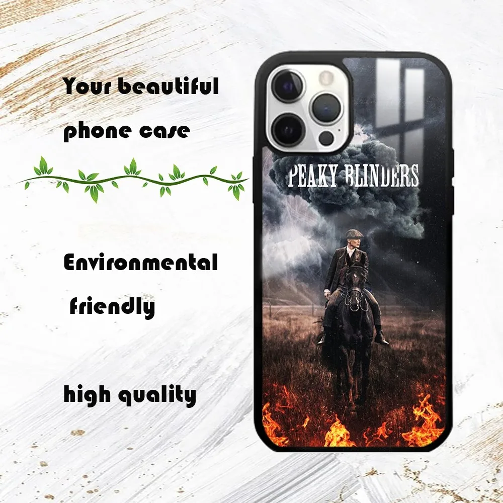 Movie Peaky Blinders Phone Case For iPhone 16 15 14 13 12 11 Pro Max Plus Mini PC Fashion mirror phone case