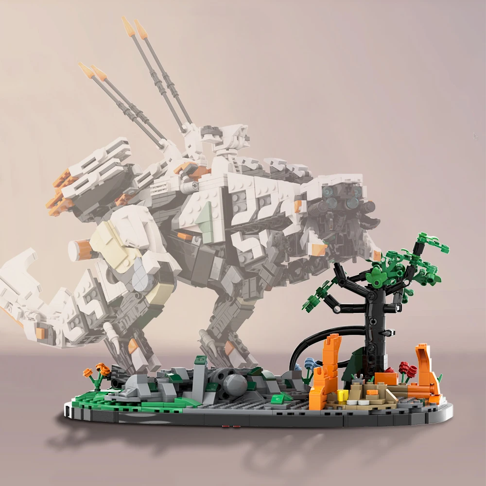 

Игровой конструктор Thunderjaw Horizon Base, строительные блоки Moc Ideas, наборы ролевых моделей, игрушки «сделай сам», детский подарок для детей, взрослых, для мальчиков, игрушка на день рождения