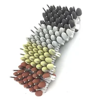 50 unids/bolsa Kit de accesorios para pulidor Dental 2,35mm pulidores de goma de silicona fresas blanqueamiento Dental suministros dentales 12 tipos opcionales