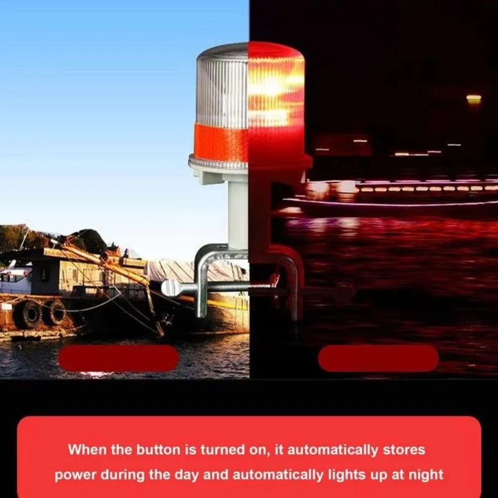 Luces estroboscópicas duraderas con energía Solar, lámpara intermitente de alta visibilidad de grado Industrial, luces de advertencia LED impermeables para coche