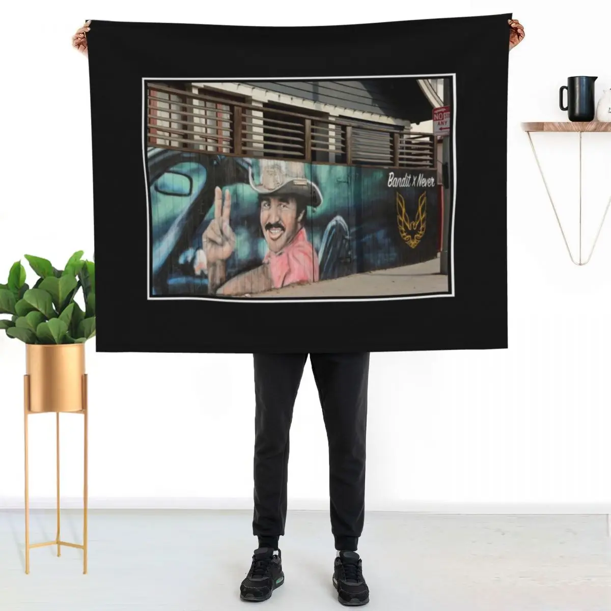 Burt Reynolds - Smokey & the Bandit Throw Blanket Lightweight Warm Blanket for Indoor Outdoor Use