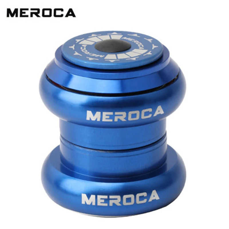 Meroca Bicycle Headset 34Mm Integrated 1 1/8 Mtb Bike Steering Cups For Mountain Cycling Fork Bearing Box Column Press Vtt