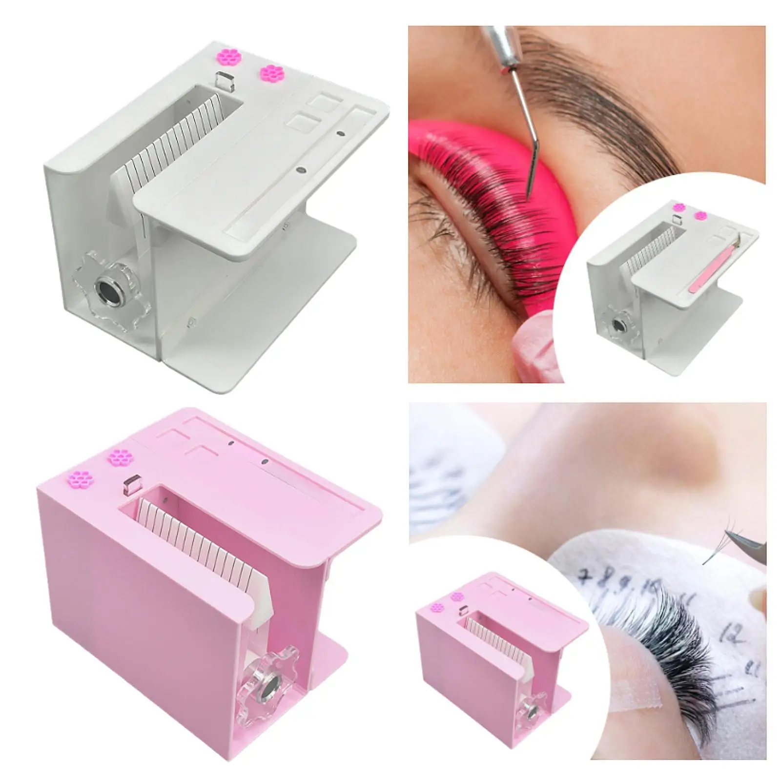 

Lash Extension Fan Making Machine Acrylic False Eyelash Blooming Separator Device for Eyelash Technicians
