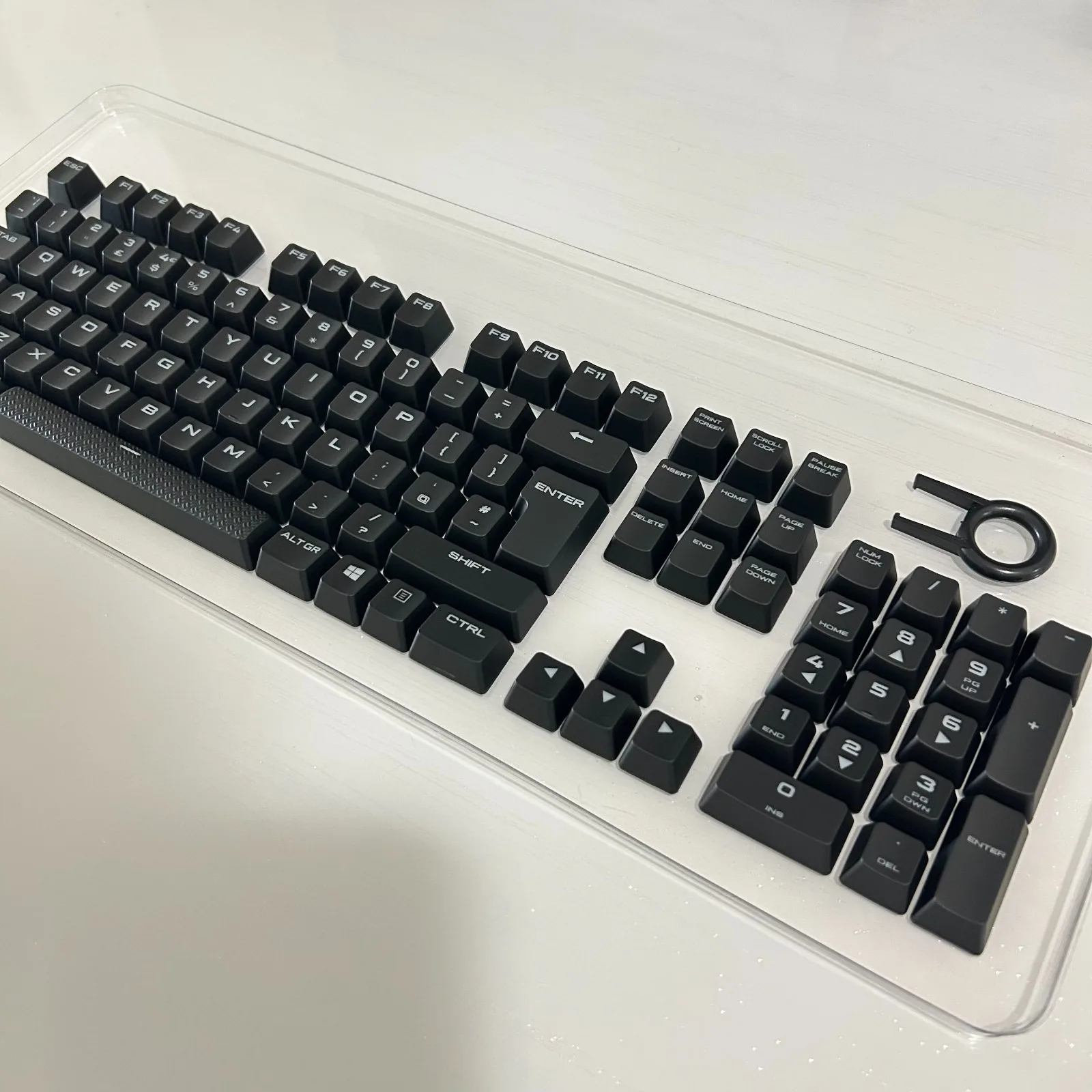105 Key ABS Black Keycap Set for Corsair K70 K63 K65 K68 MK.2 Mechanical Gaming Keyboard
