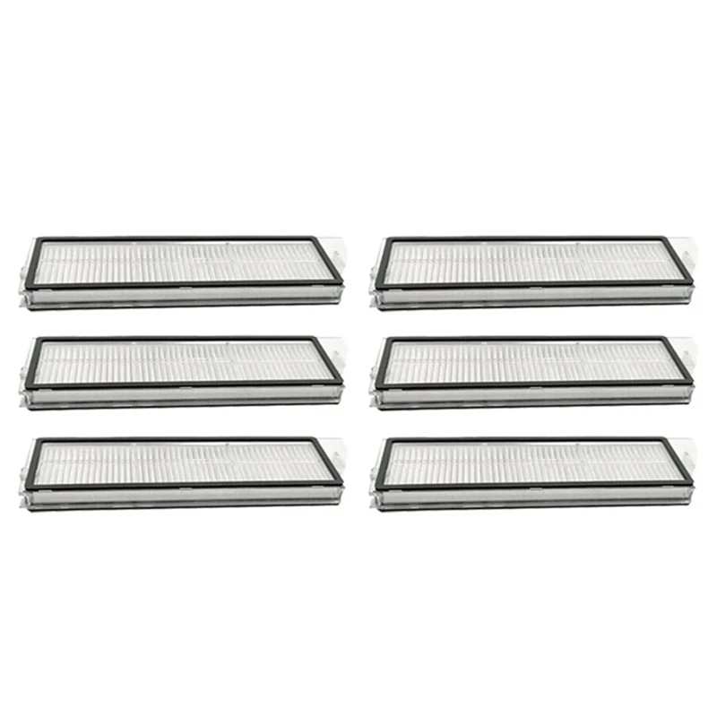 6ชิ้นตัวกรองทดแทนสำหรับหุ่นยนต์ roborock S8 MaxV อัลตร้า/G20S/S8pro MaxV อุปกรณ์เสริมดูดฝุ่นตัวกรองที่สามารถล้างทำความสะอาดได้