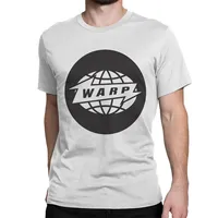 Warp Black Streetwear Logo Punk magliette per uomo donna cotone novità T-Shirt Aphex Twin Tee Shirt manica corta vestiti 6XL