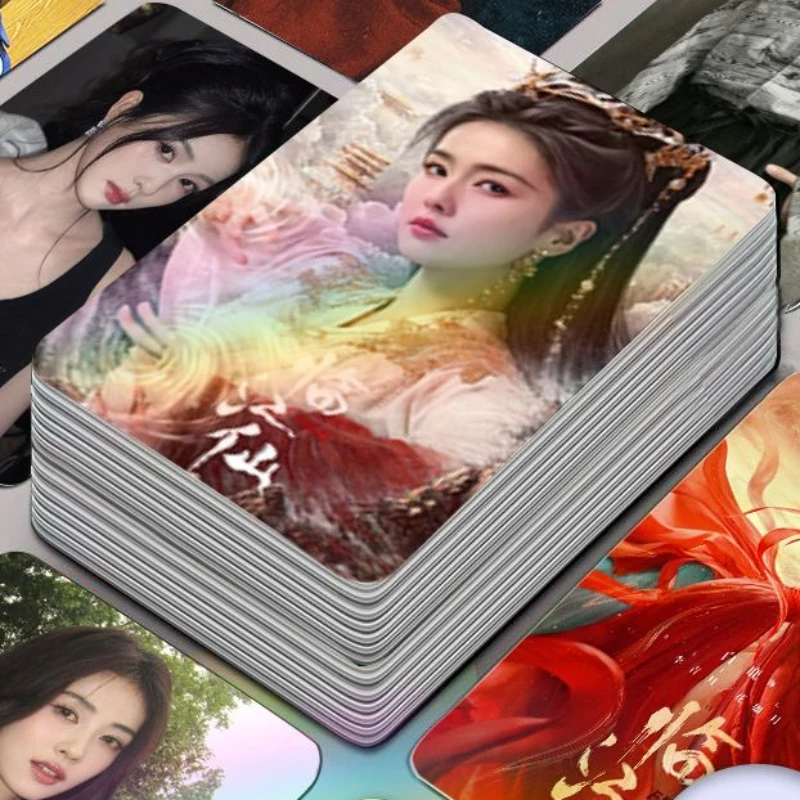 30/50PC No Repeat Bai Lu Zeng Shunxi HD Poster Foto TV Feud Bai Jiusi Hua Ruyue Drama Stills Doppelseitiger Druck 3 Zoll Karte