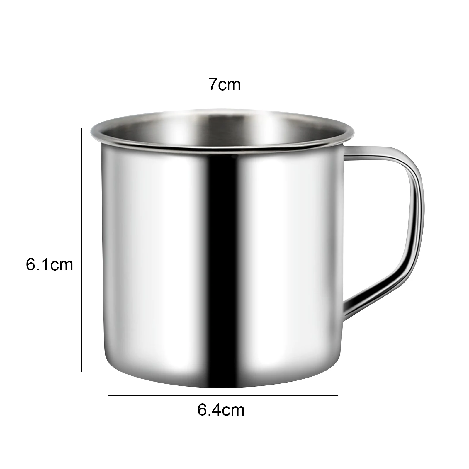 200ML Stailess Steel Mug Coffee Cup Camping Mug Metal Coffee Tea Cup Mug Portable Milk Tea Cup Tumbler Water Mug Drinking Cup