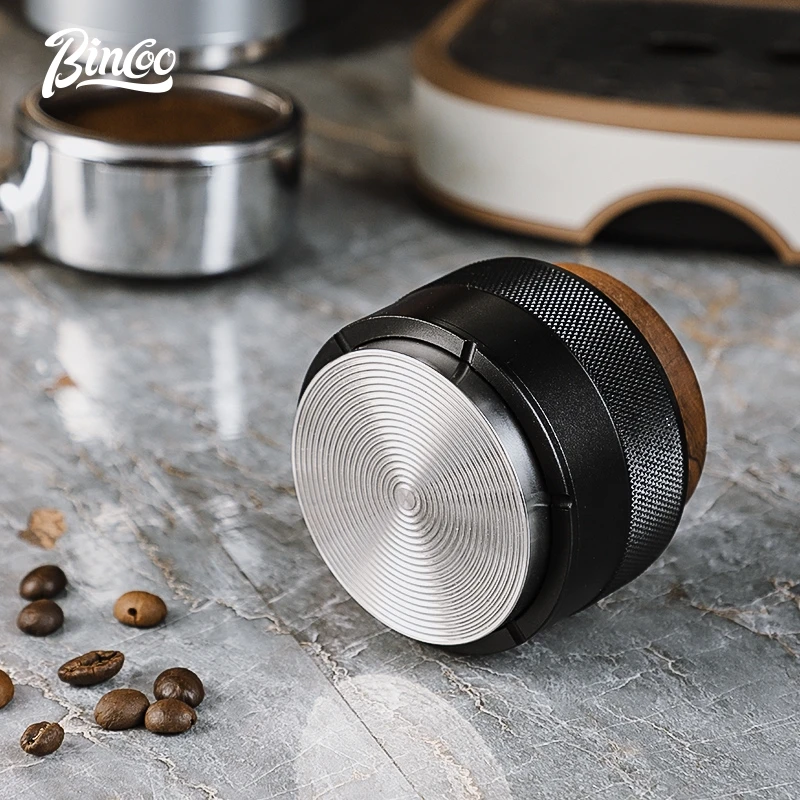 BINCOO Coffee Tamper 51//58MM 304 Stainless Steel Coffee Distributor Coffee Powder Press Type Hammer Italian Coffee Accessories