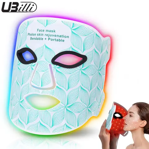 8 Colors LED Face Mask 850NM Near-infrared Red Light Therapy Beauty Mask for Anti-Aging Wrinkle Skin Rejuvenation Home Use