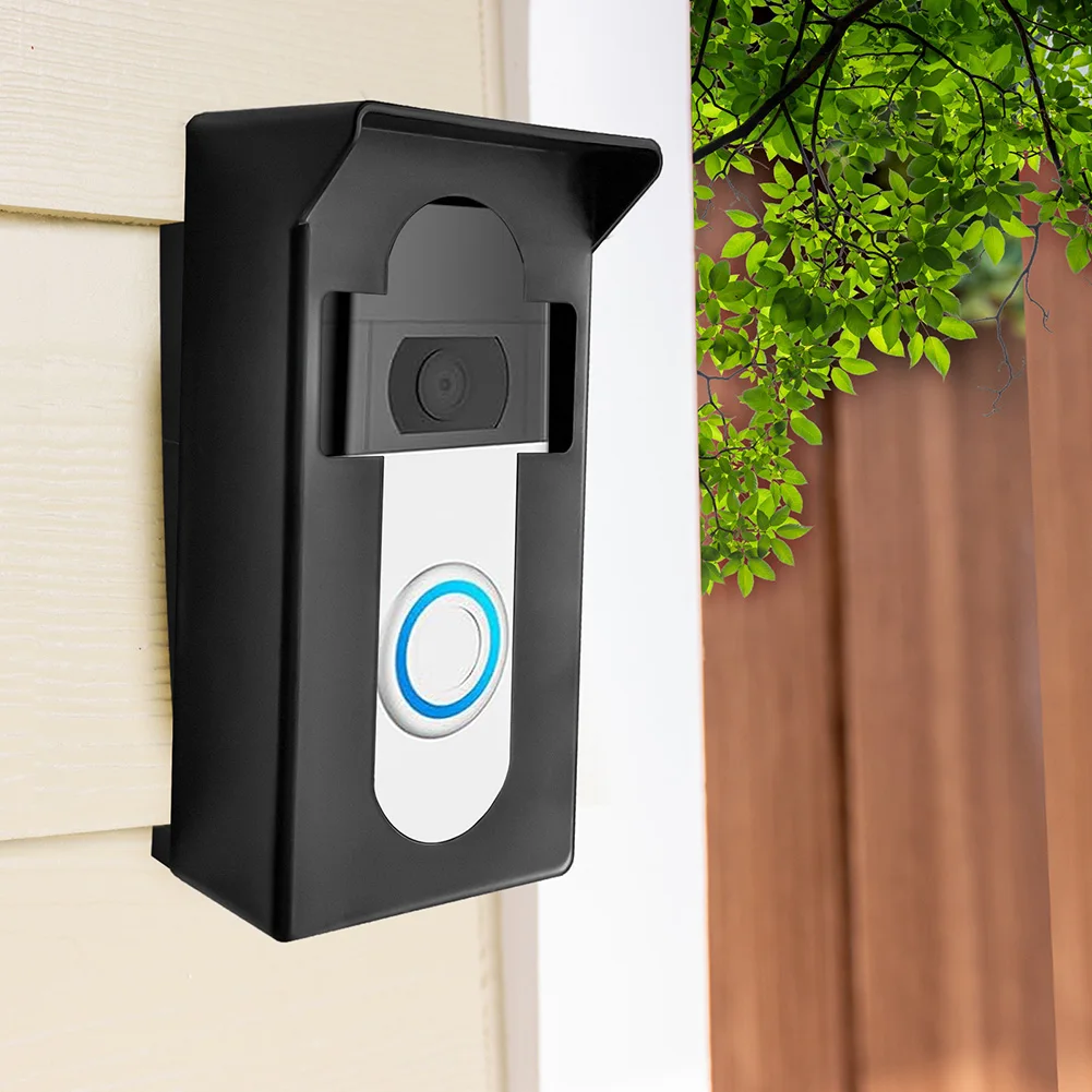 Video Doorbell Mount Bracket Compatible with For Ring Doorbell Units FeatuFor Ring Brim and Rain Cover 8.5x7x15.6cm