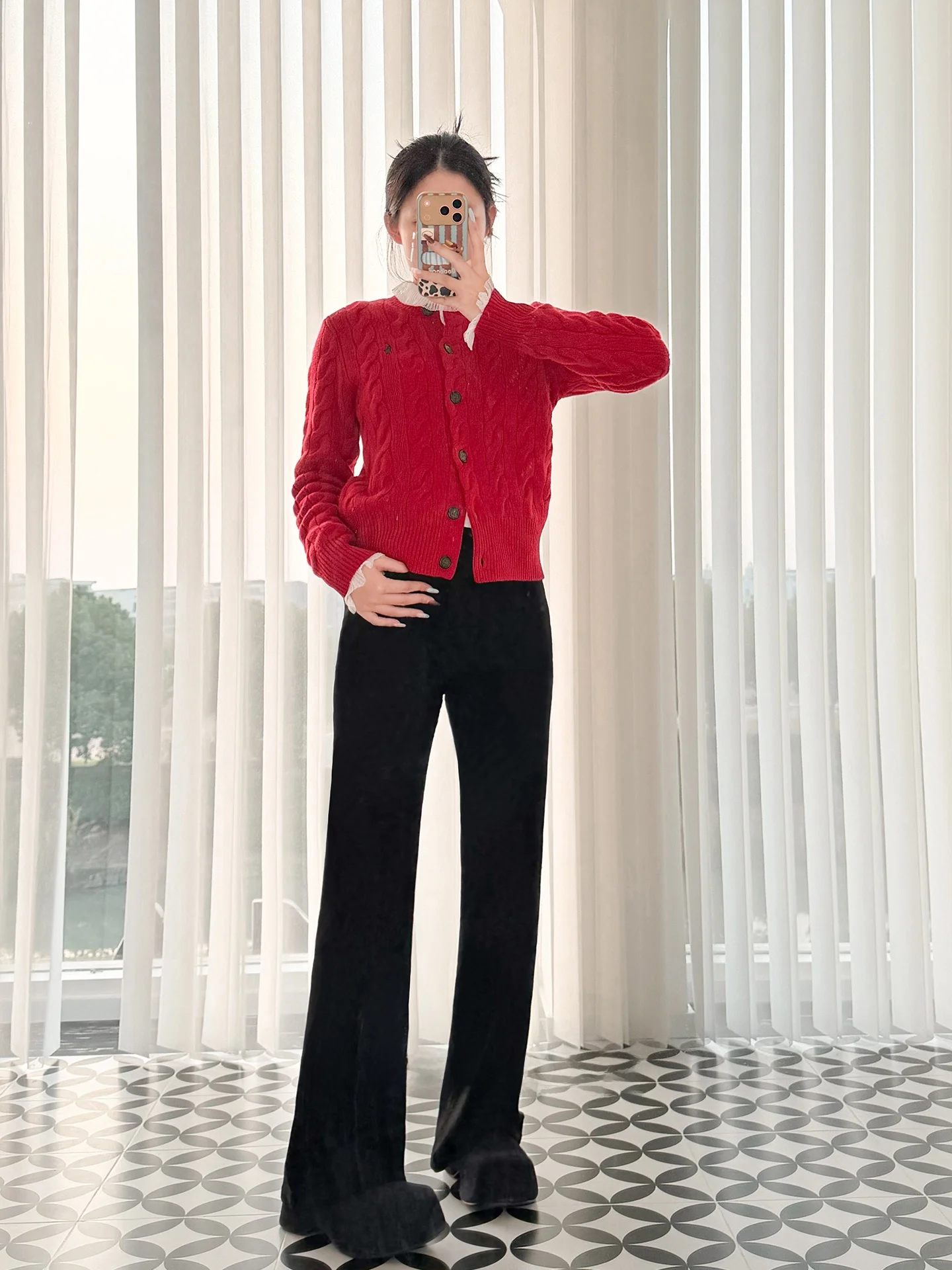 

Женские джинсы-буткат с высокой талией, на флисовой подкладке, эластичные, комфортные, из хлопка, для повседневной носки, осень-зима