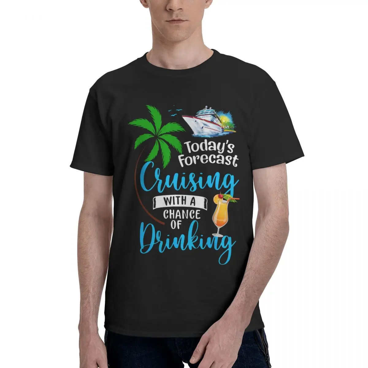 Cruising Forecast Drinking Campaign T-shirts Fitness Kemp premium Top quality Eur Size