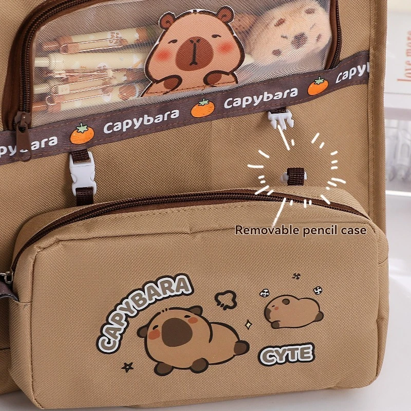 حزمة تعليمية حقيبة القلم قماش تخزين حقيبة الملفات مؤسسة التدريب قماش بسيط Kapibala حزمة تعليمية