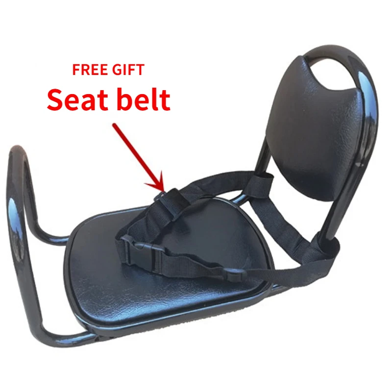 Siège arrière de vélo pour enfant, avec guidon et dossier, pour 3 à 10 ans, dégager de cyclisme