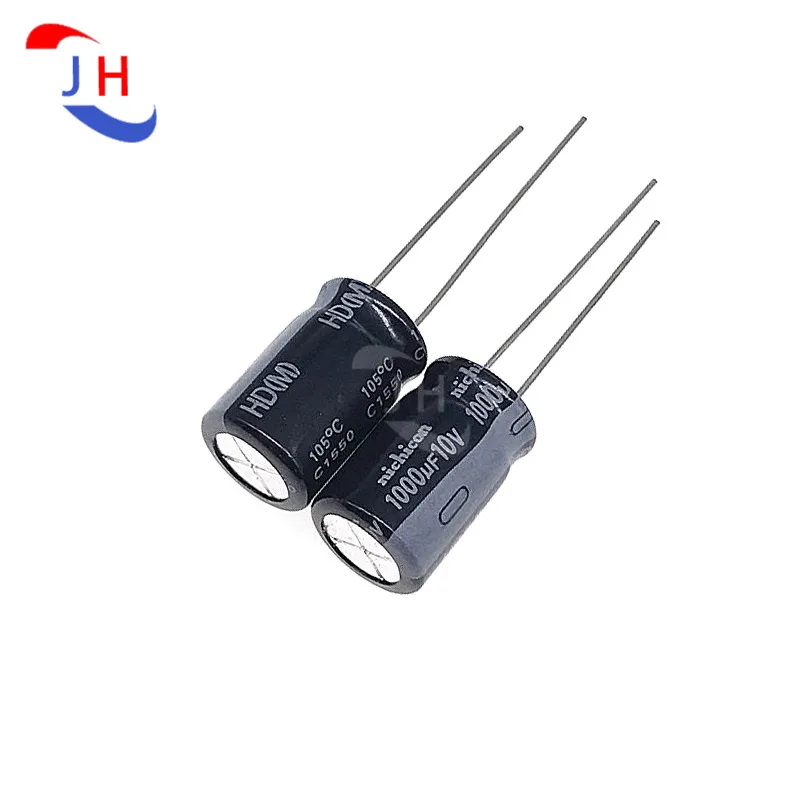 10PCS New Electrolytic Capacitor 10V1000UF 10*16 HD High Frequency Long Life 5mm Foot Pitch