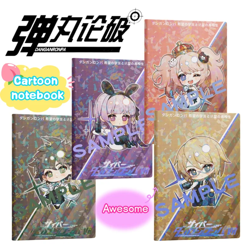 Danganronpa Nanami Chiaki Komaeda Nagito Hinata Hinata креативный новый студенческий блокнот с неправильным вопросом аниме мультфильм клеевой блокнот