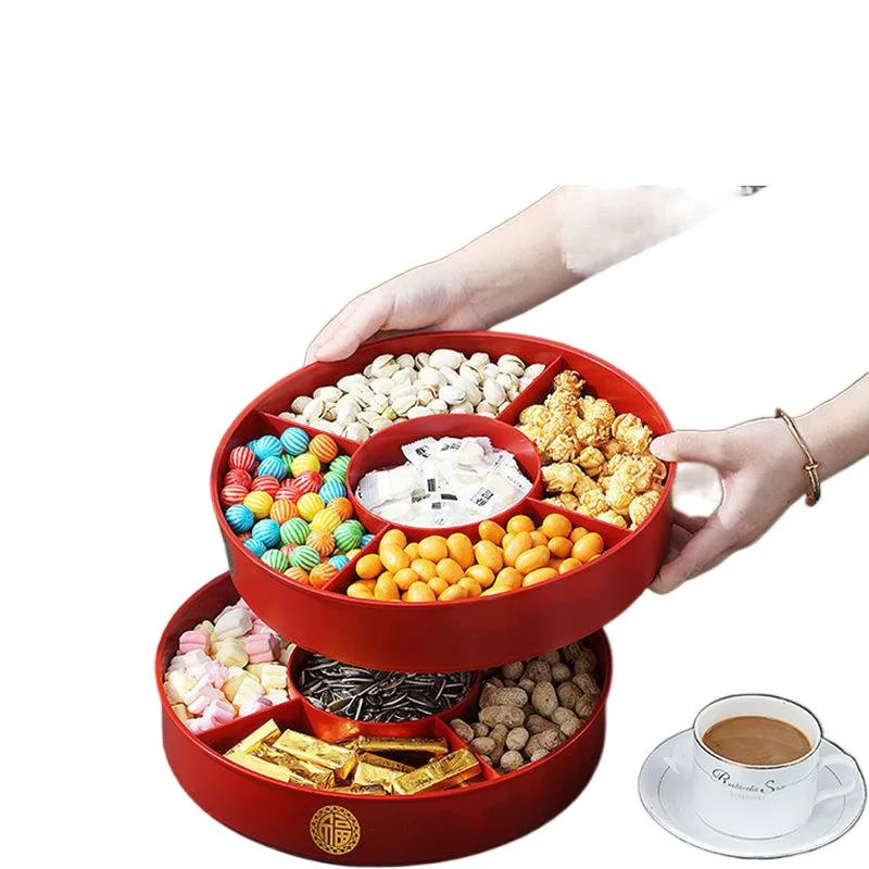 

Fruit plate household living room coffee table candy box fruit nut storage box