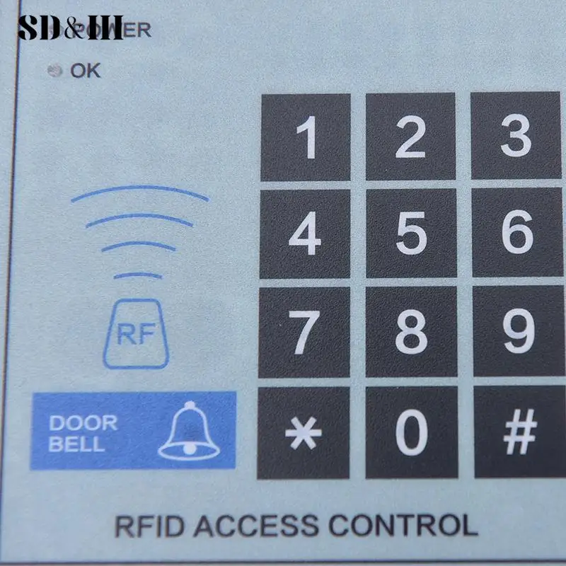 Imagem -03 - Sistema de Controle de Acesso Rfid Dispositivo de Segurança Proximity Entry Door Lock Alta Qualidade Novo 1pc