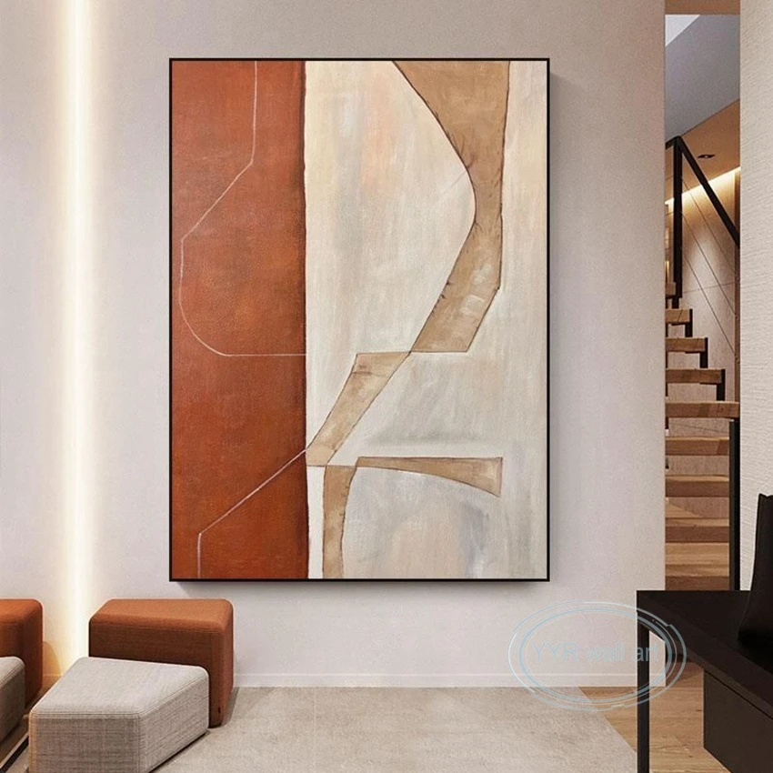 High Quality Handmade Oil Painting Abstract Canvas Wall Art Poster Home Decor Picture Living Room Bedroom Restaurant Nice Mural