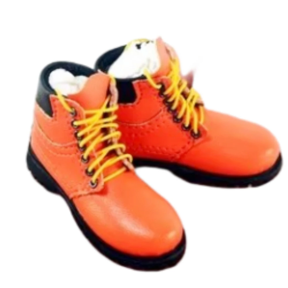 

HiPlay 1/6 Scale Action Figure Accessory: Orange Men's Hiking Martin Boots Model For 12-inch Miniature Collectible Figure MDXE