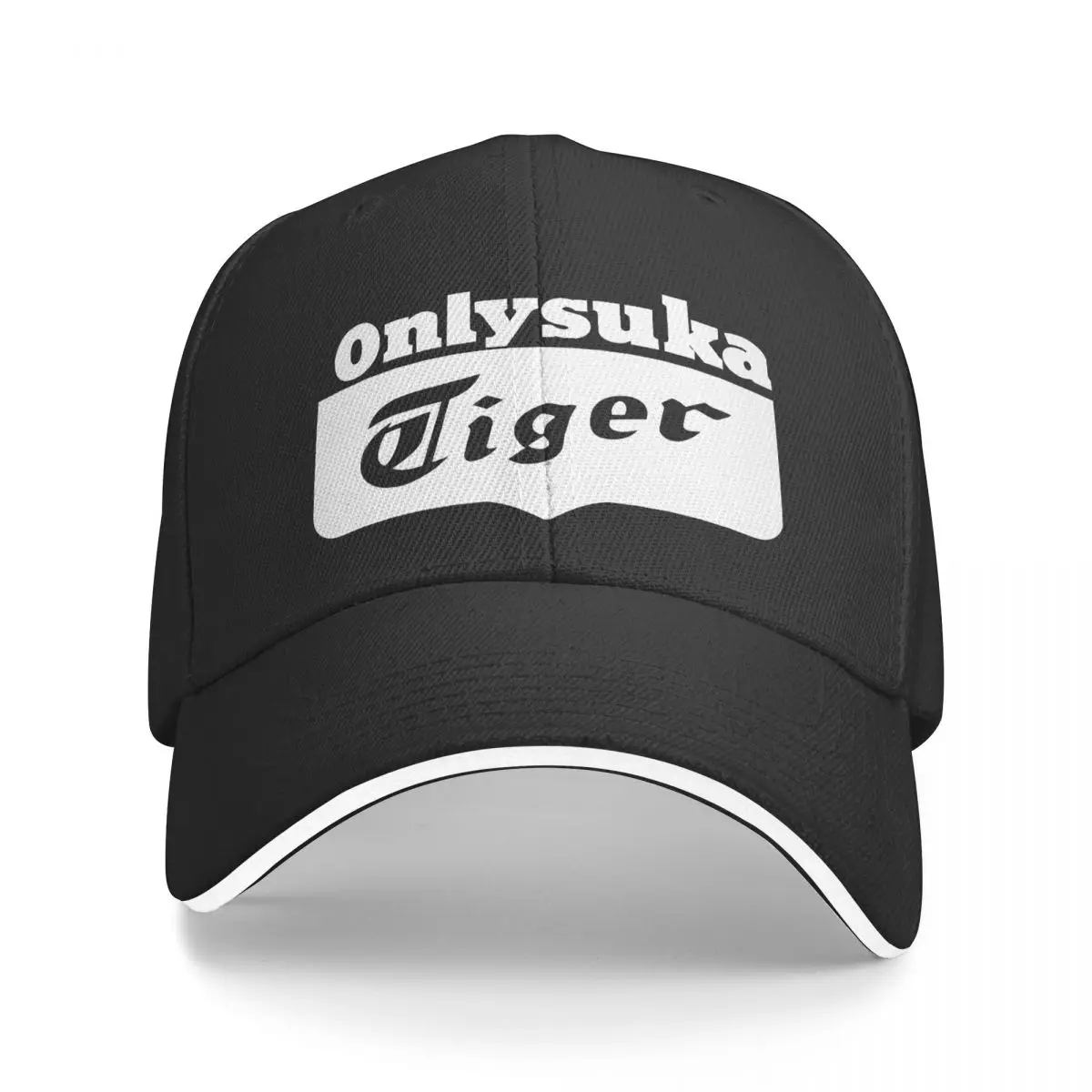 Tiger Onitsuka White Essential Hat Men Golf Hat Baseball Cap Cap Man Summer Man Hat Baseball Cap