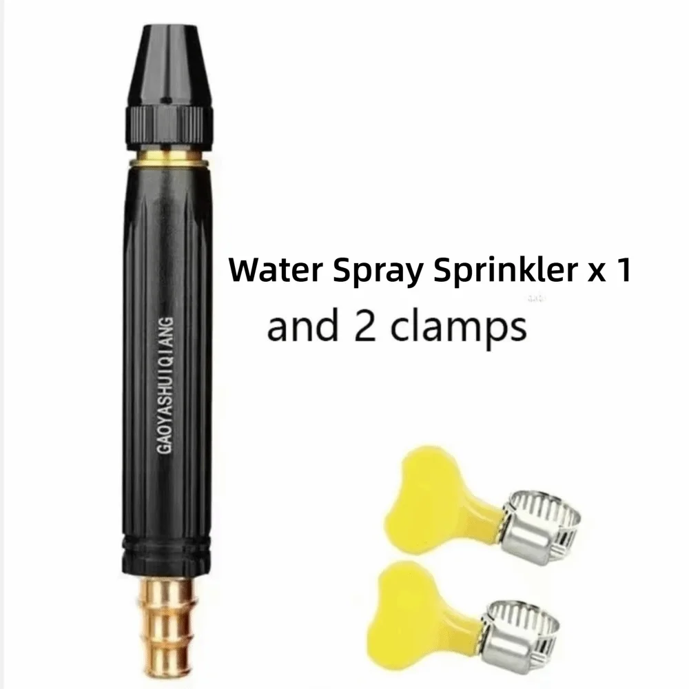 Portable Adjustable High-Pressure Sprinkler Multi-function Manual Water Spray Sprinkler Tap Water Booster Household